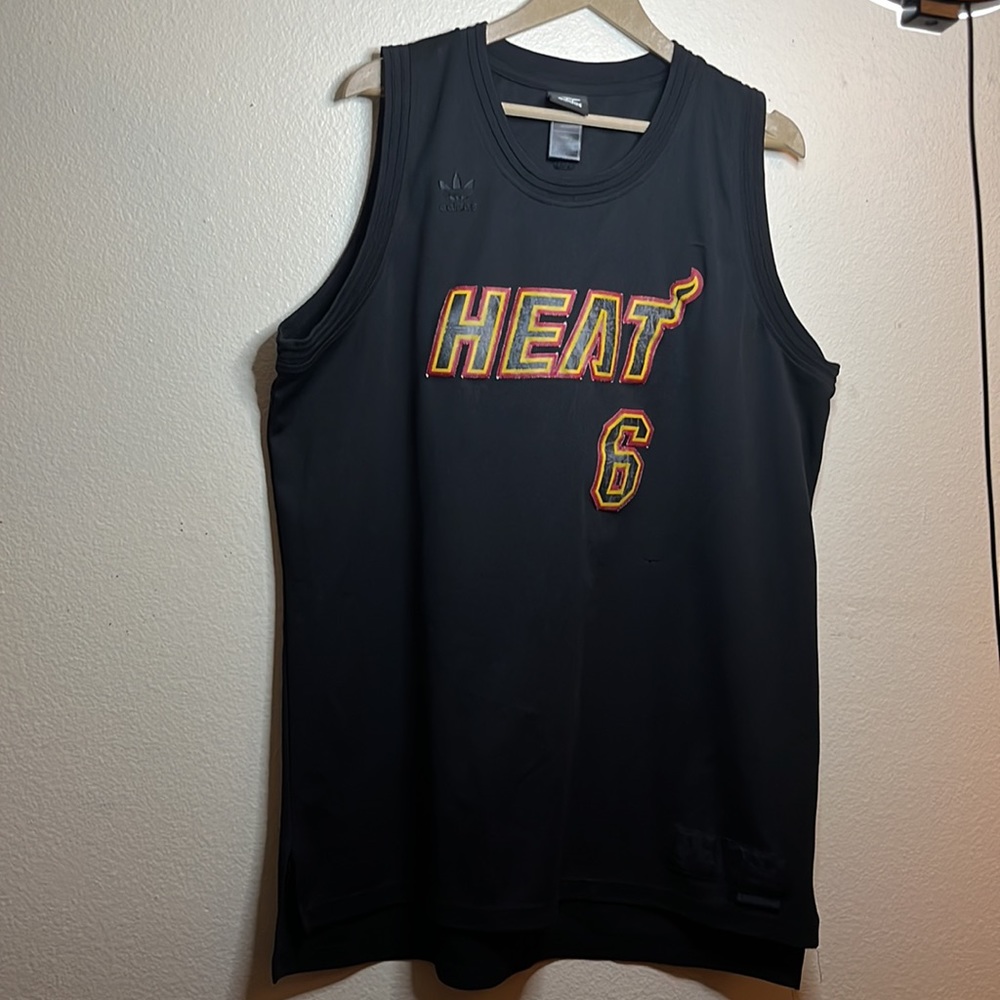 Adidas NBA LeBron James Miami Heat jersey